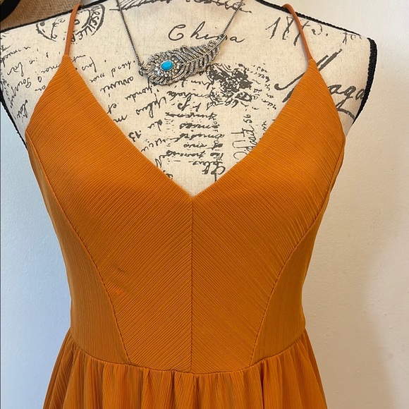 ZARA | Women’s Mustard Yellow Halter Neck Romper Jumpsuit Size Small - Picture 7 of 8